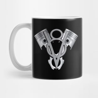 V8 Engine piston American Muscle car Mug